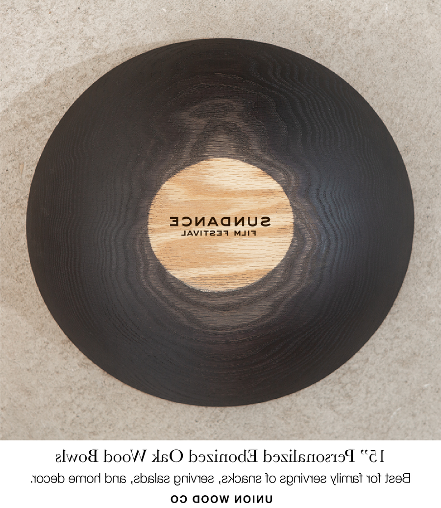 15 inch personalized wooden bowls