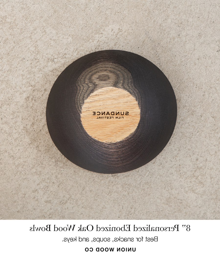 8 inch personalized wooden bowls