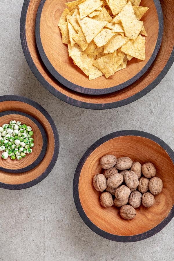 personalized wood food bowls