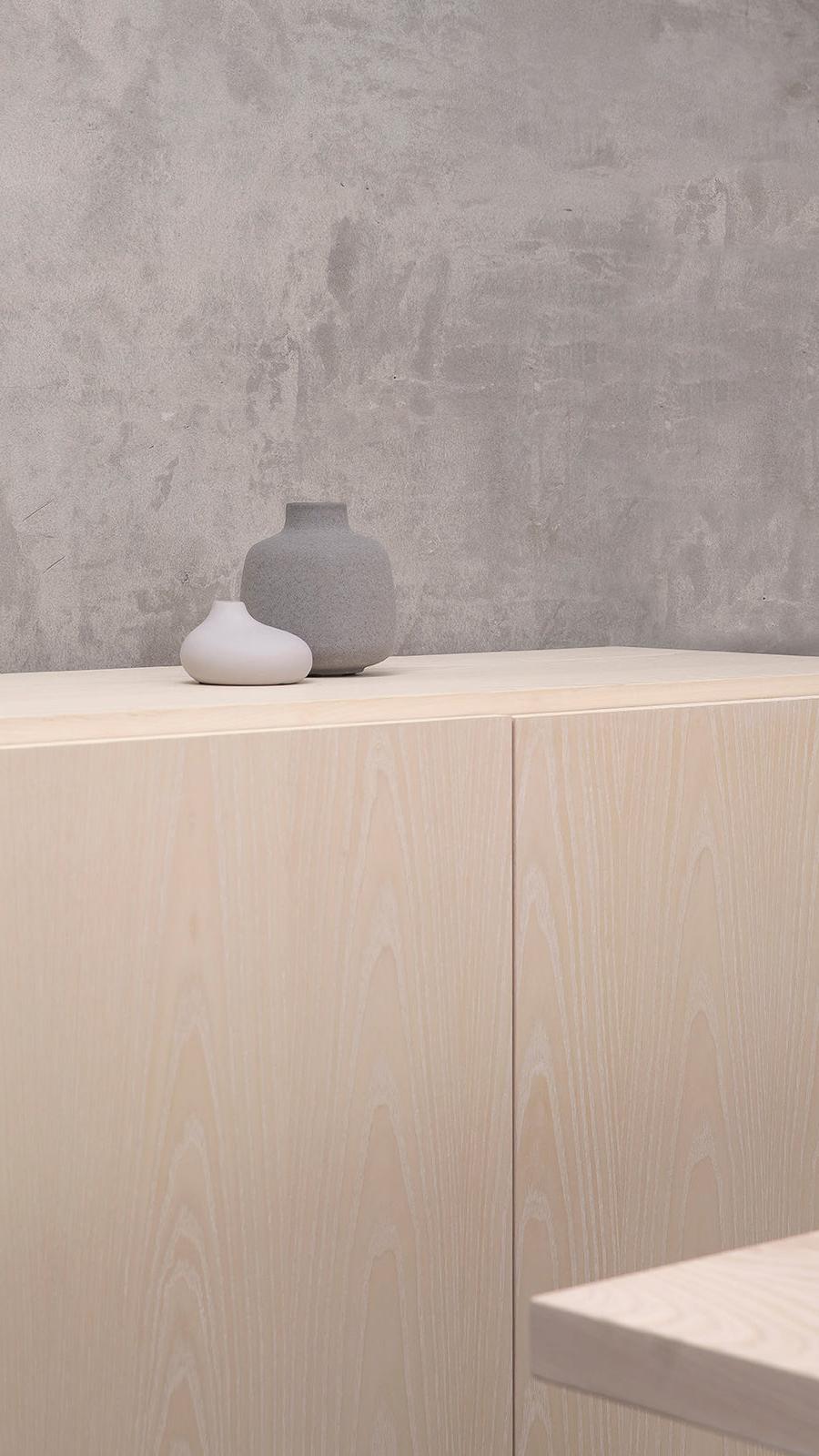 minimalist cabinet - detail