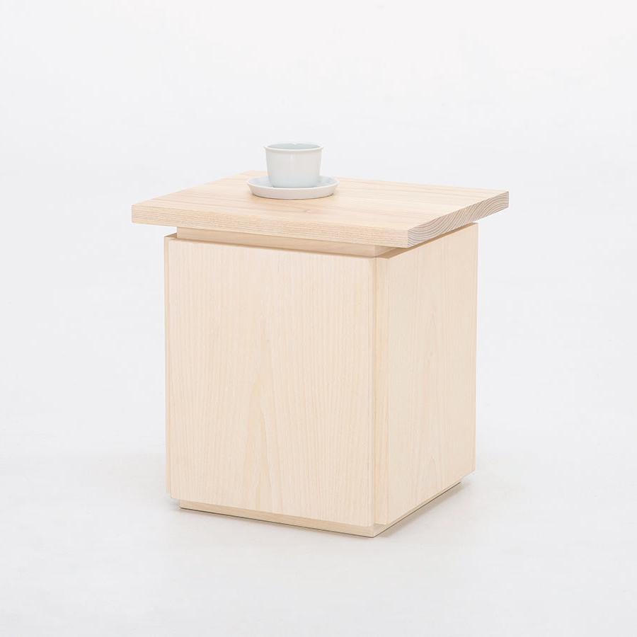 wood block side table canada